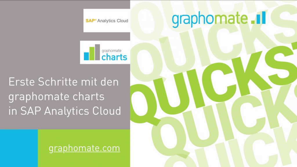 Quickstart graphomate charts for SAP Analytics Cloud (SAC)