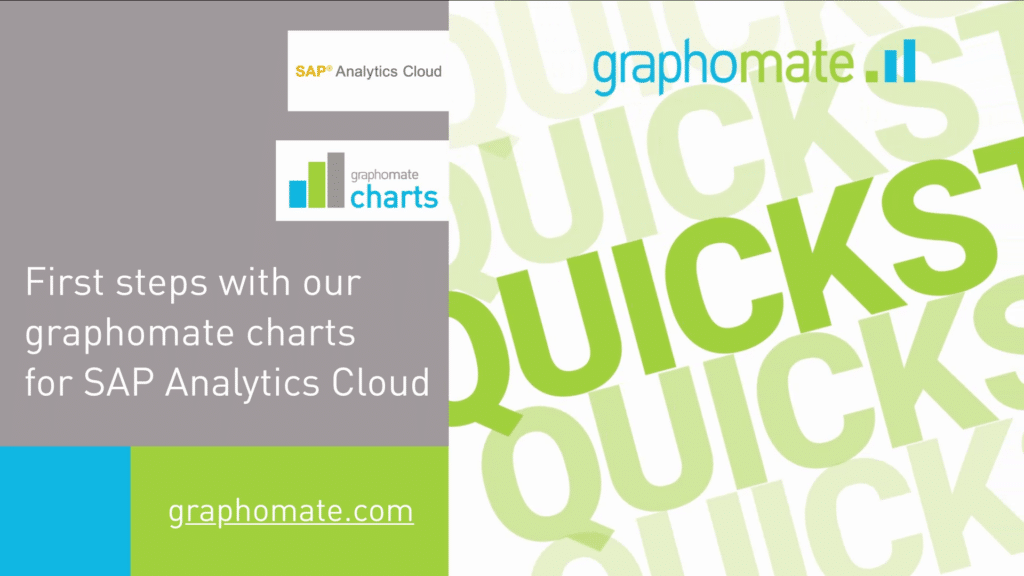 Quickstart for our graphomate charts