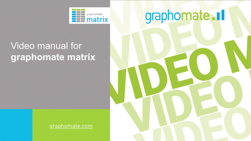 Video manual graphomate matrix