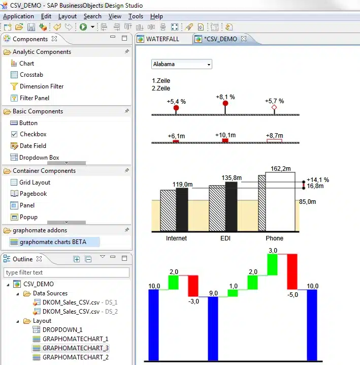 Screenshot aus Design Studio.